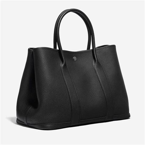 hermes garden party black 36|hermes garden 36 bag review.